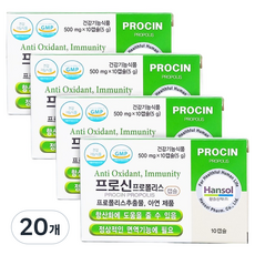 한솔 프로신 프로폴리스 5g, 20개, 10정