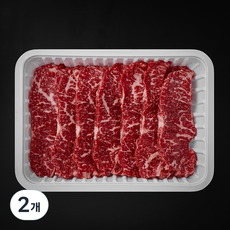 한우 채끝 1등급 구이용 (냉장), 2개, 1kg