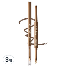 투쿨포스쿨 아트클래스 스머징 엣지 라이너, 3개, 4호토프브라운