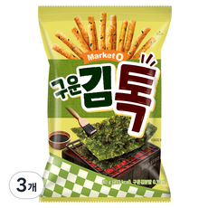 마켓오 오리온 구운김톡, 3개, 80g