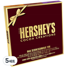 허쉬 코코아크리에이션 쿠키 앤 솔티드카라멜 40g x 2p + 리치커피 40g x 2p + 믹스베리 40g x 2p 세트, 240g, 5세트
