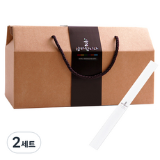 繩柄多用途手提盒 5號 4入 + 恆久感謝 束帶 4入, 混合顏色, 2套