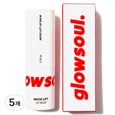 Glowsoul Mudlift生機潤唇膏 4.3g, 混色, 5個