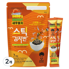 김대감 스틱 김자반 새우멸치 7p, 70g, 2개