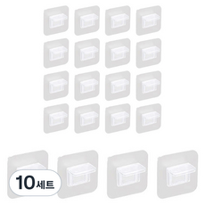 BRISK STYLE 免打孔層板支撐架, 10套, 透明