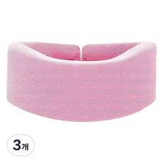 피어니스트 경추 보호대 목쿠션 핑크, 3개