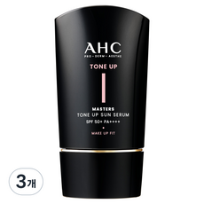 AHC 마스터즈 톤업 선 세럼 SPF50+ PA++++, 3개, 50ml