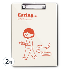 Norunoru 加厚訂製多功能文件板, 紅色, 2個