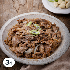 산수골목장 두번 나눠먹는 한돈 양념불고기 (냉장), 800g, 3개