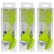 米諾諾 矽膠葉子造型濾茶器, 3套