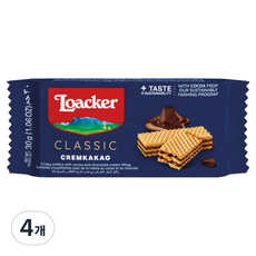 로아커 웨하스 클래식 크림카카오, 4개, 30g