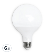DOOYOUNG LED球泡燈 長款 12W, 6個, 燈泡色