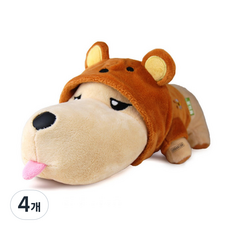 어반카 자동차 강아지인형 곰돌이, 1개입, 4개