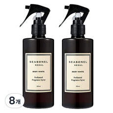 시즈넬 섬유스프레이 베이비화이트향, 8개, 300ml