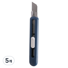 델리 라운드 커터칼 대형 EM530, 블루, 5개