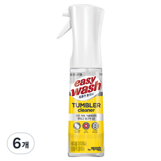 해피홈 유한양행 이지워시 텀블러 세정클리너 레몬향, 6개, 300ml