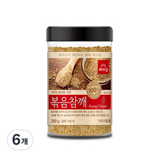 Baedaegam 焙炒芝麻, 280g, 6個