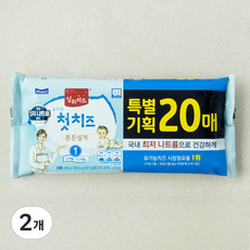 상하치즈 유기농 첫치즈 20매 1STEP, 360g, 2개