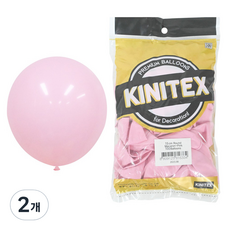 Party Club 마카롱 풍선 15cm 100p, 핑크, 2개