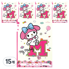 PInK MAnGO 三麗鷗 小學寬格英文筆記本, 15個, 美樂蒂