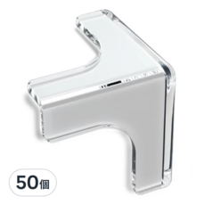 透明防撞角 Set 25個, PVC材質, L型/圓形/T型/水滴型, 3.2 x 3.2cm, 小T型, 50個