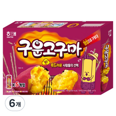 해태제과 구운고구마, 135g, 6개