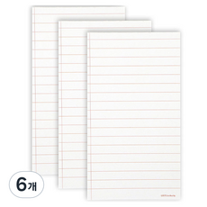 PAPERIAN List to Live by 便條紙, 80入, 橫線, 6個