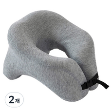 소울리치 드림업 낮잠베개, 니트 그레이, 2개