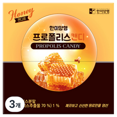 Hanmi Nutrition 蜂膠糖果 4.5g*60入, 3個, 270g