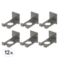 피피홈리빙 무타공 욕실 샴푸걸이 A타입, 12개