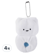 ARTJOY 廁所娃娃鑰匙圈, 坐著舒暢, 4個, 10cm