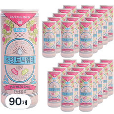 초정토닉워터 제로 홍매실 시소, 250ml, 90개