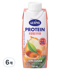 Altive 蛋白質皇家奶茶香, 6個, 250ml