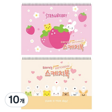 YOUNG ART 素描本 女童用 隨機出貨, 30張, 10個