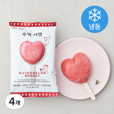 아이스팩토리 수박 샤벳 아이스크림 (냉동), 70ml, 1개입, 4개