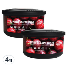 카쏙 향기품은 초강력 탈취제, 4개, 블랙체리향