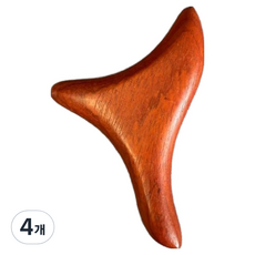 Dimis 頭皮按摩刮痧板, 4個, 紅色S