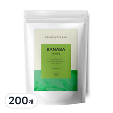 yURIA 香蕉葉茶三角茶包, 1.2g, 100包, 2袋