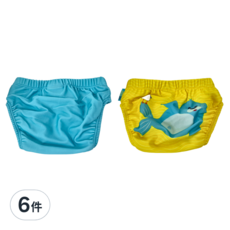 ZOOCCHiNi 游泳尿布褲 海豹 Set 2件，適用年齡12-24M，85%聚酯纖維+15%彈性纖維, 適用6-12M, 6件
