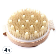 더자카 실리콘 마사지 샤워솔, Y201LBBI037, 4개, 1개입