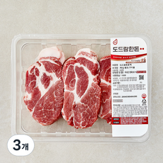 도드람한돈 목심 구이용 (냉장), 3개, 1kg