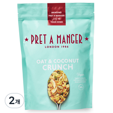 프렛 프레타망제 런던 그래놀라 시리얼 오트 앤 코코넛 크런치, 2개, 400g