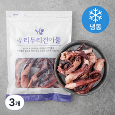 우리두리건어물 HACCP 오징어통족, 500g, 3개