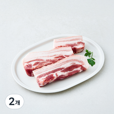 파머스팩 제주촌 서귀포시축협 미박 삼겹살 에어프라이어용 (냉장), 2개, 500g