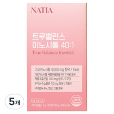 에이치엘비 나티아 트루밸런스 이노시톨 40 : 1 30p, 150g, 5개