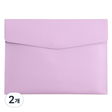 東亞PMS A4文件夾 軟皮手拿包, 2個, 薰衣草紫