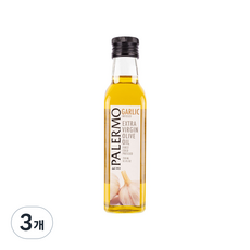 팔레르모 갈릭향 엑스트라 버진 올리브오일, 3개, 250ml