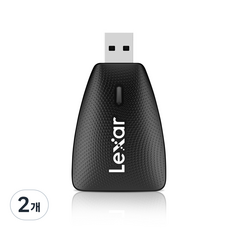 렉사 MicroSD SD카드 2-in-1 메모리 카드 USB 3.1 리더기, 2개