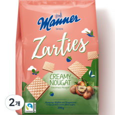 Manner 威化夾心方塊酥 奶油榛果糖口味, 200g, 2包