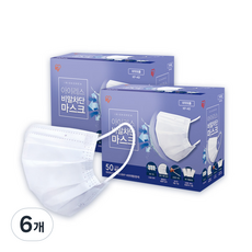 아이리스 비말마스크 대형 KF-AD, 50개입, 6개, 화이트